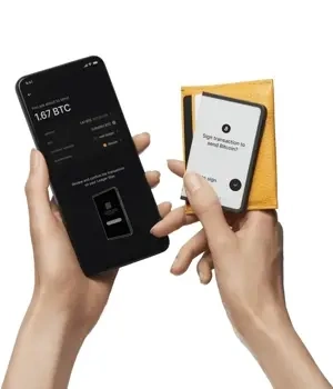 Ledger Stax 触摸屏操作体验示意图